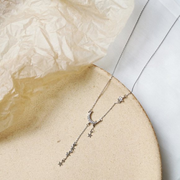 BOUTIQUE//MOON STAR PENDANT NECKLACES - Picture 7 of 7